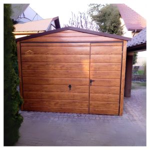 satteldach holzoptik horizontal schwingtor