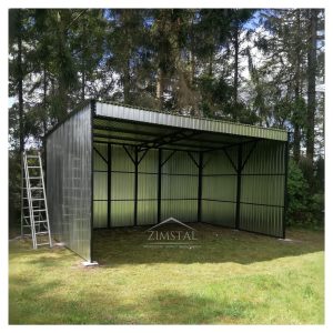 Carport, Reihengarage, Untypische Blechgaragen