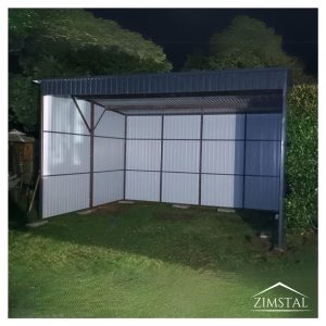 Carport, Reihengarage, Untypische Blechgaragen