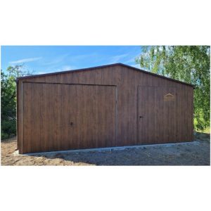 Satteldach, holzoptik, Schwingtor, Türe, Abstellraum, Blechgarage